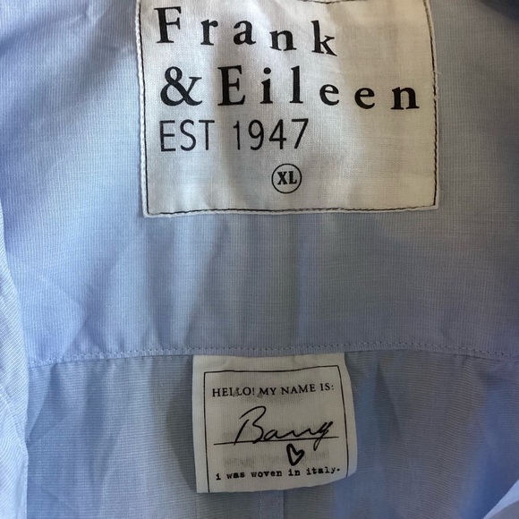 Frank & Eileen Barry Shirt Lt Blue XL - Picture 3 of 7